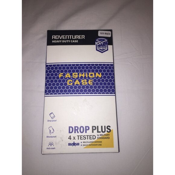 Adventurer Heavy Duty Case For Samsung Galaxy S23 Black Shockproof - Picture 2 of 5